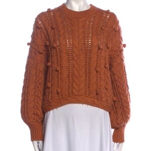 Ulla Johnson Merino Wool Crew Neck Sweater
